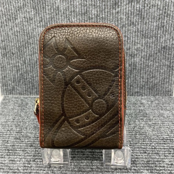 Vivienne Westwood Brown Leather Cigarette Case